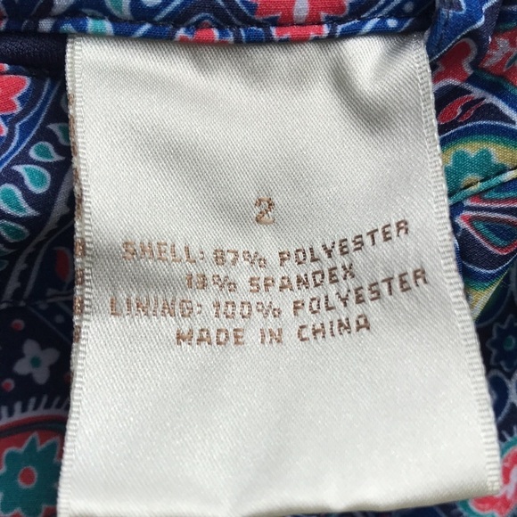 EP PRO WOMENS GOLFING ATHLETIC SKORT SIZE 2 COLOR MIX PAISLEY - Picture 5 of 6